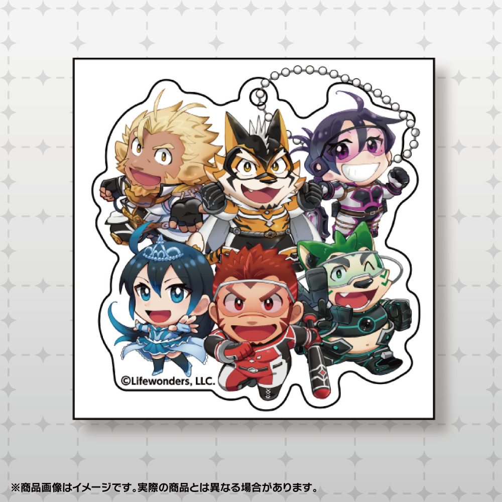 ワンパンマン パラレル学園祭 アクリルキーホルダーセット ワン