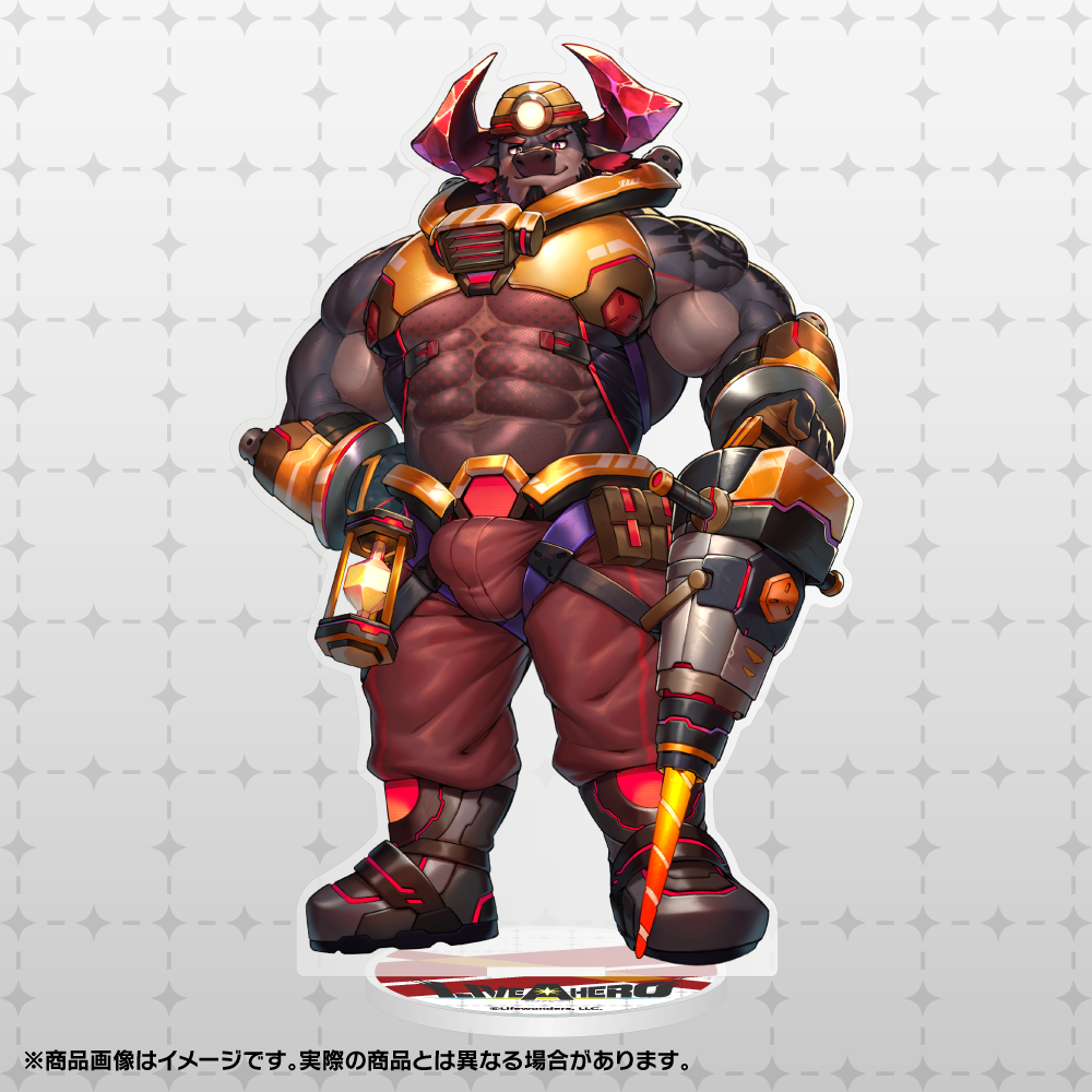 Live a Hero! Acrylic Figure (Obsidius)