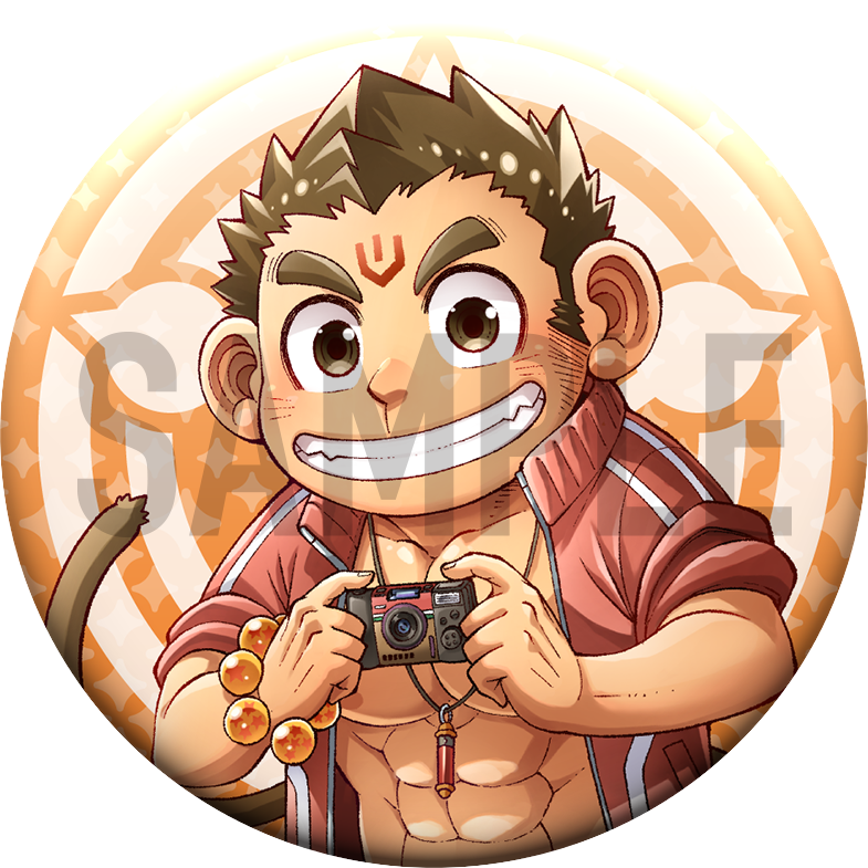 東京放課後サモナーズ「神宿学園大集合！」缶バッジ「ハヌマン