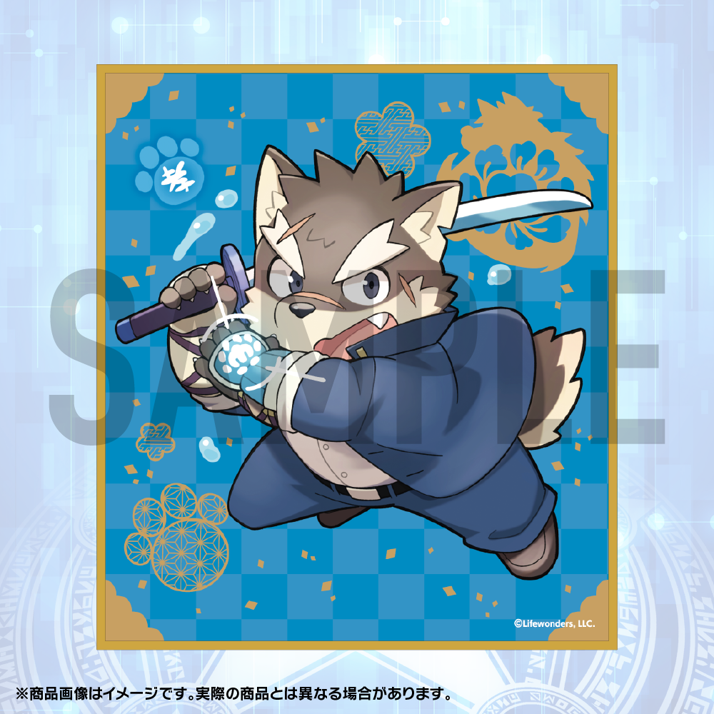 東京放課後サモナーズ「八犬士全員集合!」 ミニ色紙「モリタカ 東京放課後サモナーズ「八犬士全員集合!」 ミニ色紙「モリタカ