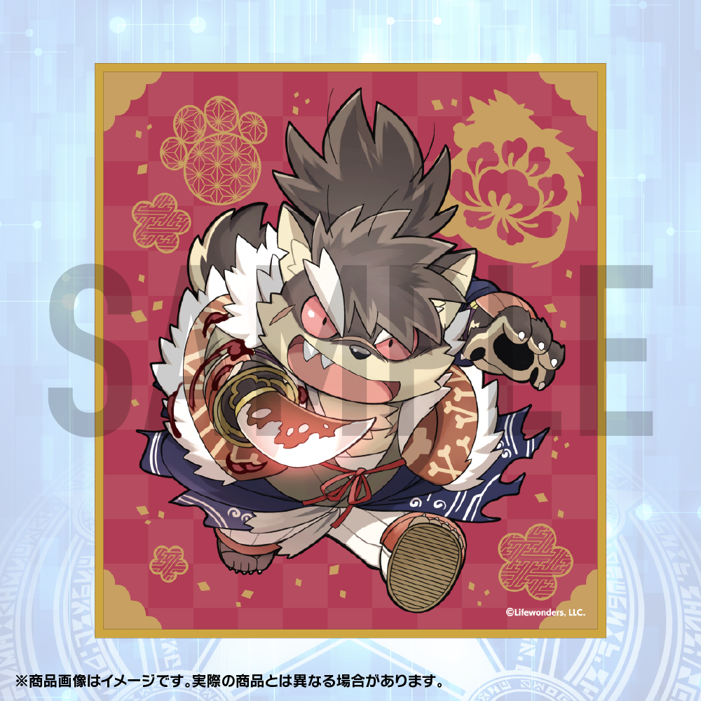 【スパ2点おまとめ】Happy様★専用ページ 東京放課後サモナーズ「八犬士全員集合！」 ミニ色紙「シノ