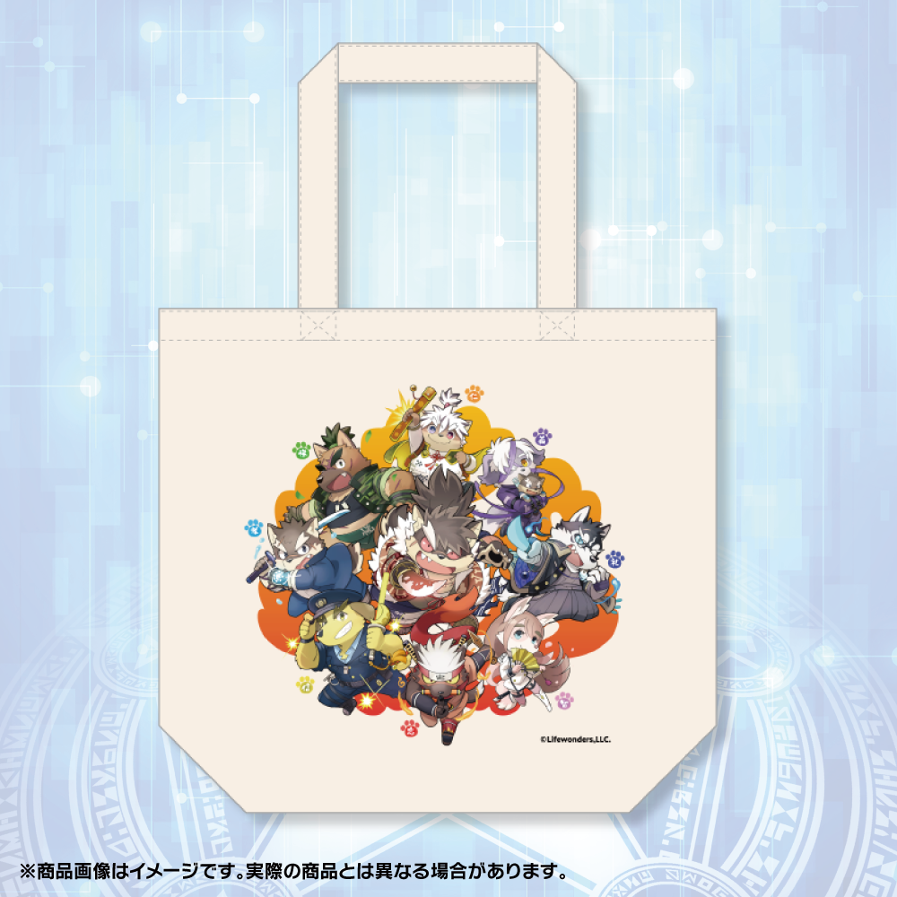 東京放課後サモナーズ「八犬士全員集合!」 トートバッグ 東京放課後サモナーズ「八犬士全員集合!」 トートバッグ