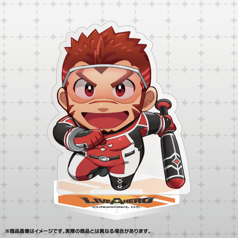 ライブ・ア・ヒーロー！ミニパラレルフライト　ミニアクリルフィギュア「アカシ」