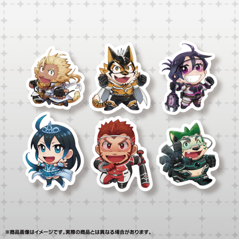 ライブ・ア・ヒーロー！ミニパラレルフライト「ステッカーセット」　