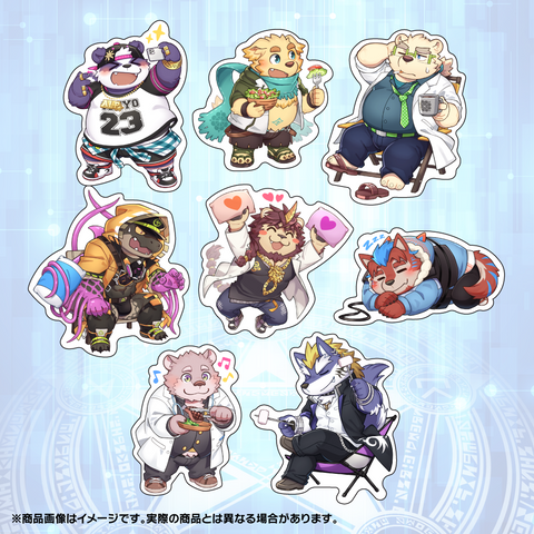 Tokyo Afterschool Summoners Ueno Beast Tamers Camp Sticker Set