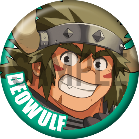 "Beowulf" Character Can Badge
