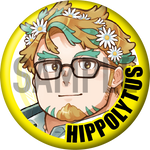 "Hippolytus" Character Can Badge
