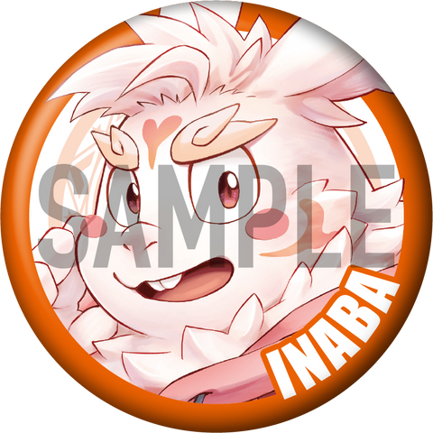 "Inaba" Character Can Badge