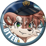 "Otter" Character Can Badge
