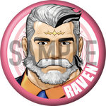 "Raven" Character Can Badge

