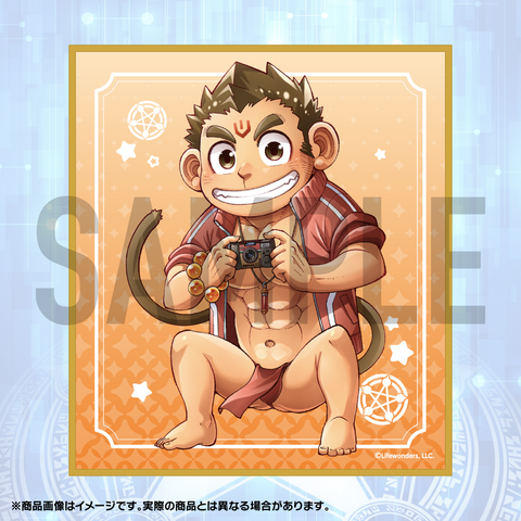 東京放課後サモナーズ「神宿学園大集合！」ミニ色紙「ハヌマン」