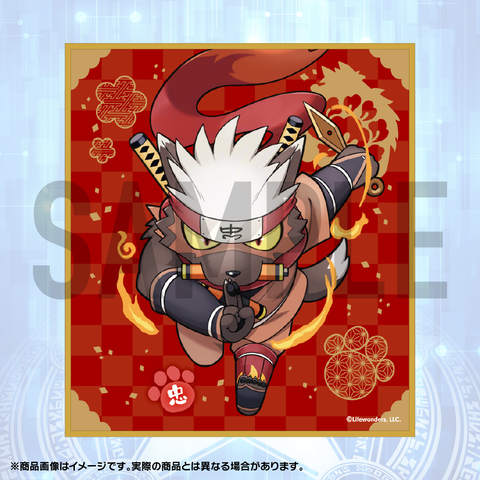 Tokyo After School Summoners "All the Eight Dogs Warriors! Mini color paper "Tadatomo"