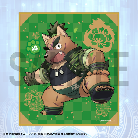Tokyo After School Summoners "All the Eight Dogs Warriors! Mini color paper "Yasuyori"