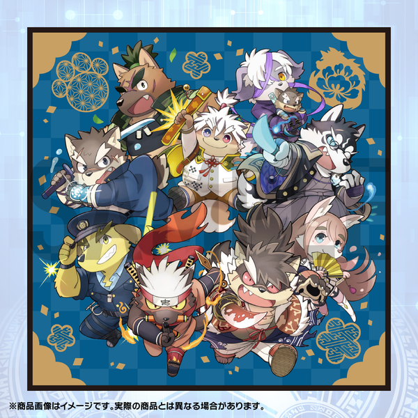 東京放課後サモナーズ「八犬士全員集合！」 ハンドタオル