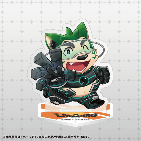 ライブ・ア・ヒーロー！ミニパラレルフライト　ミニアクリルフィギュア「モクダイ」