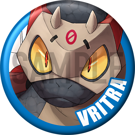 "Vrtra" Character Can Badge