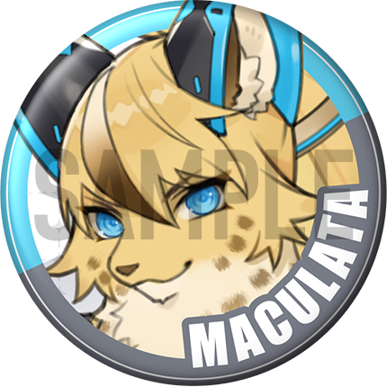 "Maculata" Character Can Badge