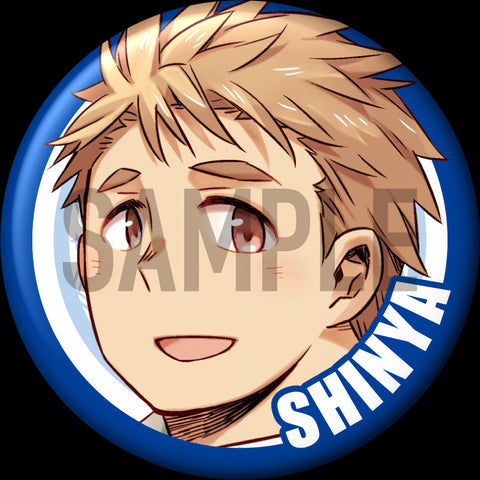 "Shinya" 特點別針徽章