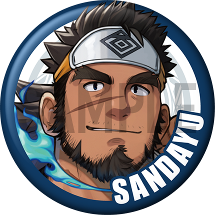 "Sandayu" 特點別針徽章