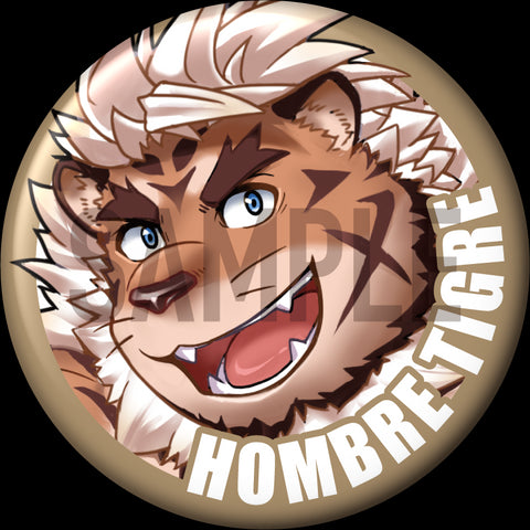 "Hombre Tigre" Character Can Badge