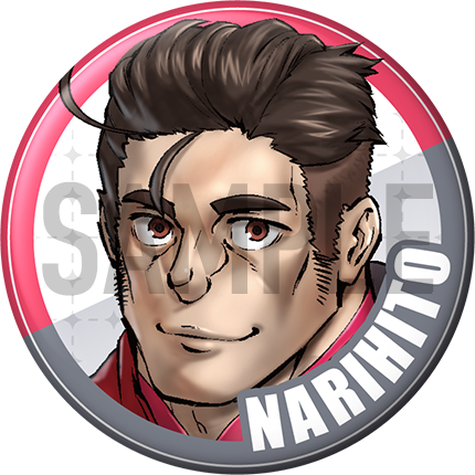 "Narihito" Character Can Badge