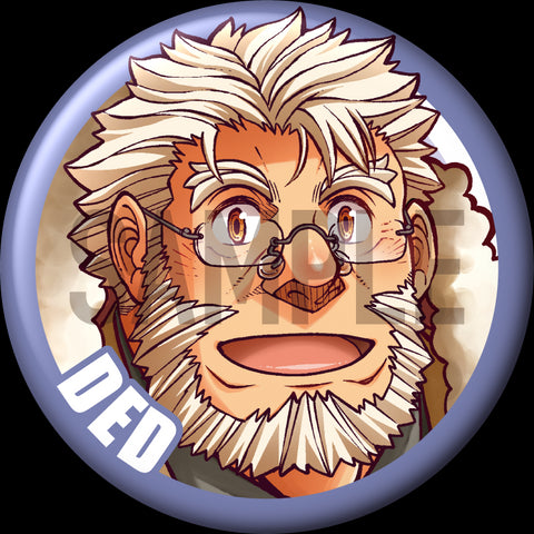 "Ded (Type A)" Character Can Badge