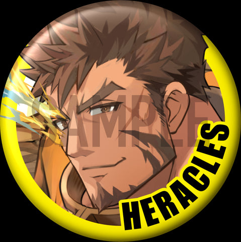 "Heracles" Character Can Badge