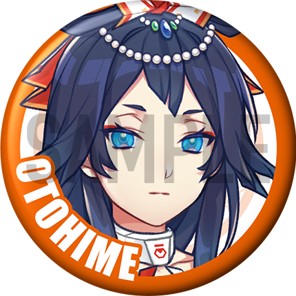 "Otohime" Character Can Badge