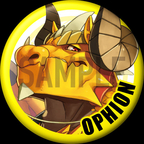 "Ophion" Character Can Badge