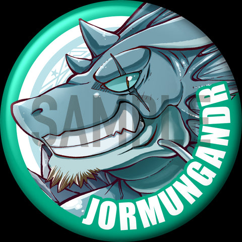 "Jormungandr" Character Can Badge