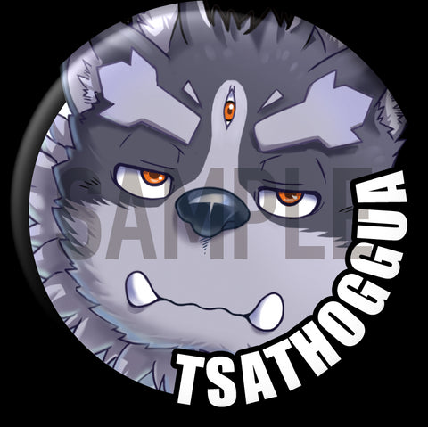 "Tsathoggua" Character Can Badge