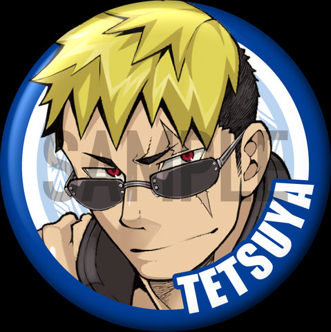 "Tetsuya" Character Can Badge