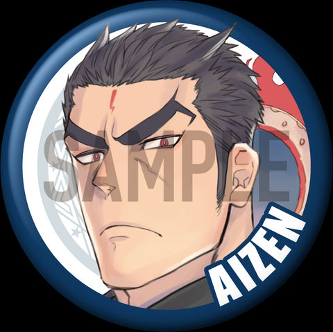 "Aizen" Character Can Badge