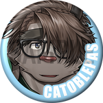 "Catoblepas" Character Can Badge