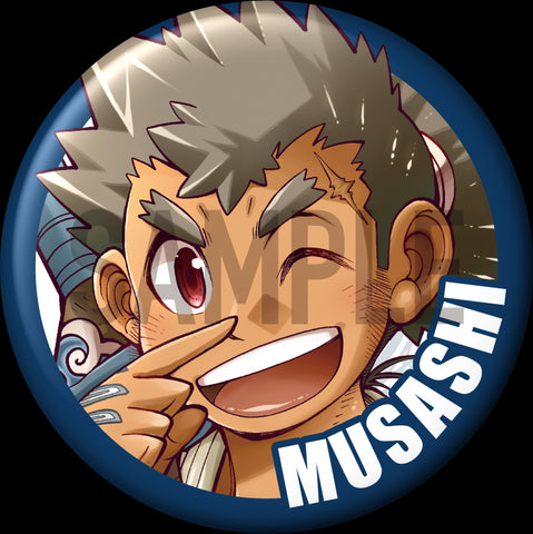 "Musashi" 特點別針徽章