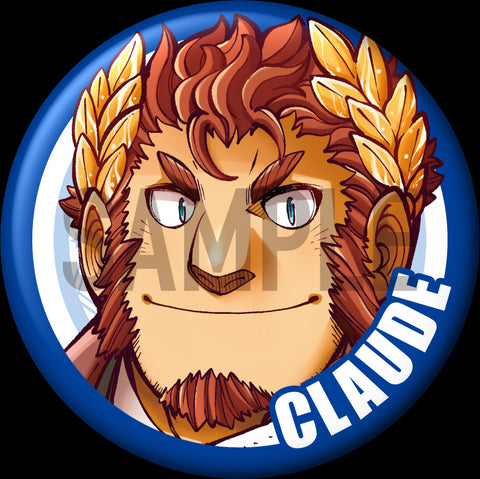 "Claude" Character Can Badge