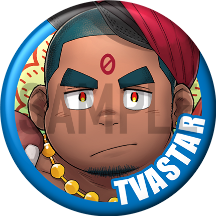"Tvastar" Character Can Badge