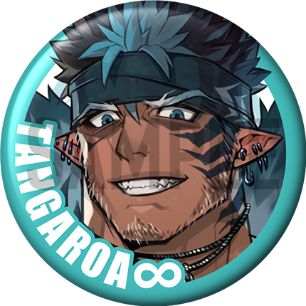 "Tangaroa ∞" Character Can Badge
