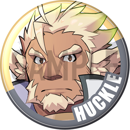 "Huckle (Hero)" 特點別針徽章