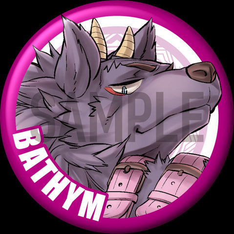 "Bathym" Character Can Badge