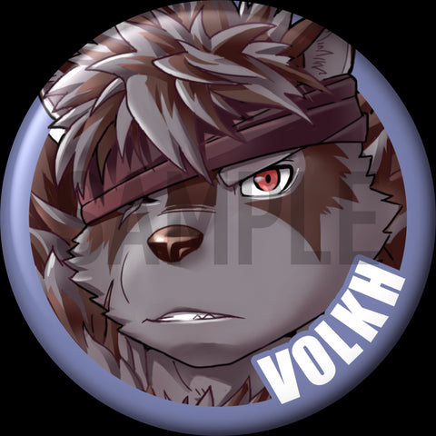 "Volkh" Character Can Badge
