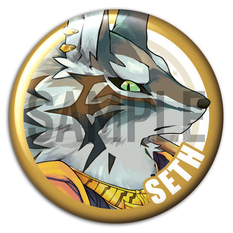 "Seth" Character Can Badge