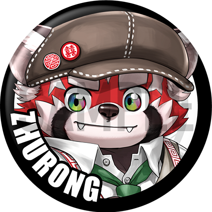 "Zhurong" Character Can Badge