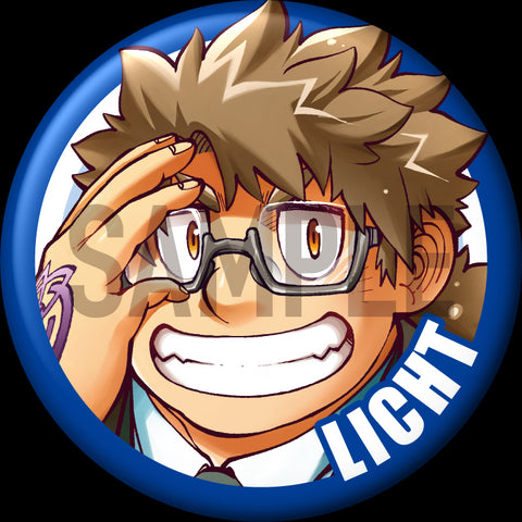 "Licht" Character Can Badge