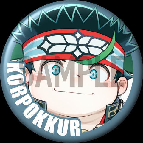"Korpokkur" Character Can Badge