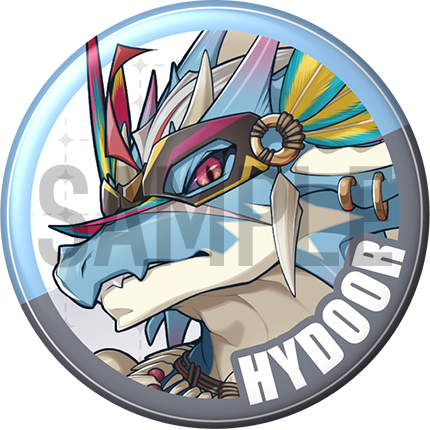 "Hydoor" 特點別針徽章