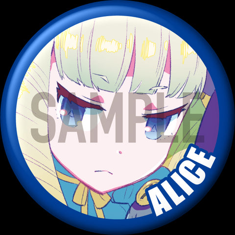 "Alice" Character Can Badge