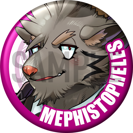 "Mephistopheles" 特點別針徽章