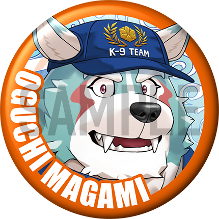 "Oguchi Magami" Character Can Badge