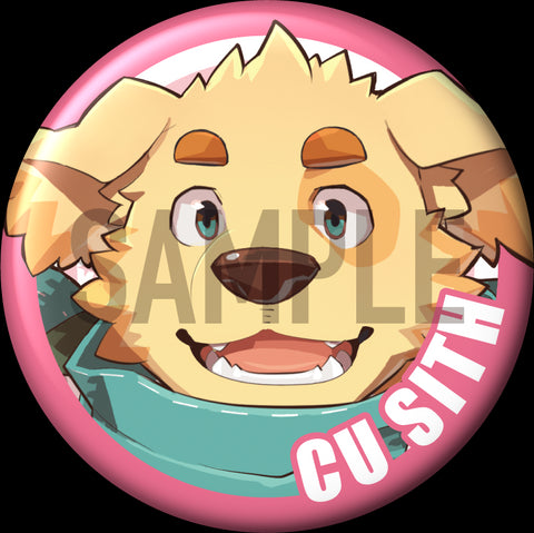 "Cu Sith" Character Can Badge